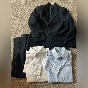 Boys size 8 Navy Blue suit Cat and Jack EUC